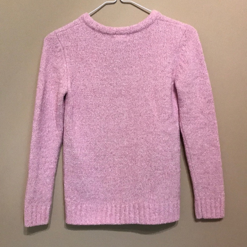 Very Soft Pink Sweater with Subtle Silver Sparkle